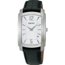 Seiko Classic Design Leather Strap Men's Watch Skp283p2