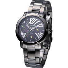 Seiko Ladies Criteria Sapphire Watch Black Snt883p1