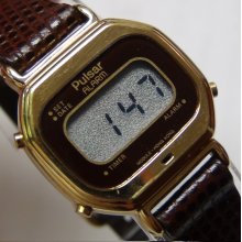 Seiko Ladies Quartz Gold Alarm Timer Calendar Watch - Excellent Condition