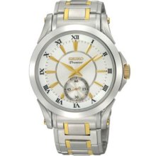 Seiko Premier Stainless Steel Men's Watch SRK022