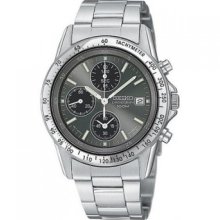 Seiko SND673 Seiko Chrono Tachy Stpwtch date Calendar.Stopwatch.Tachym Standard Time. Elapsed Time an