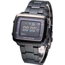 Seiko Spirit Solar Radio Watch All Black Sbfg003j Sbfg003 Sale