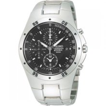 Seiko Titanium Mens Chronograph Watch SND419P1