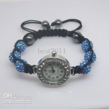 Shamballa Bracelet Watch Women Ladies Fashion Shamball Crystal Bead