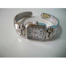 Silver Western Style Fashion Bangle Watch