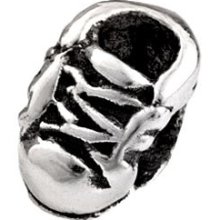 Silverado Kidz Sterling Silver Baby Shoe Bead Srk092