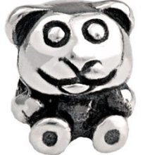 Silverado Kidz Sterling Silver Teddy Bear Bead Srk088