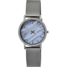 Skagen 3-Hand with Glitz Steel Mesh Women's watch #922SMMR