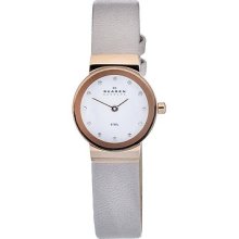 Skagen Steel Ladies Quartz Watch 358XSRLT