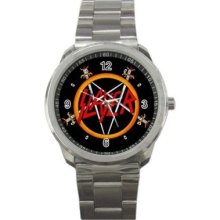 Slayer Pentagram Music Unisex Sport Metal Watch