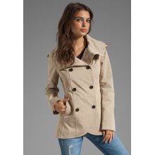 Soia & Kyo Benetta Trench Jacket in Beige