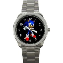 Sonic Sport Metal Watch Mw639 - Metal - Gray - cartoon