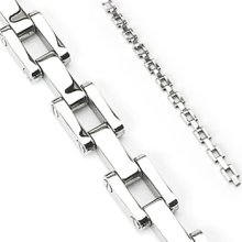 Spikes 316L Stainless Steel RR Link Bracelet