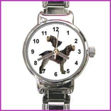 Spinone Italiano Dog Stainless Steel Italian Charms Bracelet Wrist Watch Bc423
