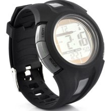 Sport Watch Automatic Time Adjustment, Stop Watch Solar Rechargable Waterproof