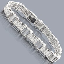 Sterling Silver Diamond Bracelet 0.6ct