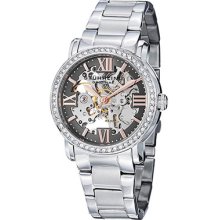 Stuhrling Original Watches Women's Lady Consul Diamond Gunmetal Dial S