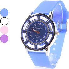 Style Women's Simple Silicone Analog Quartz Wrist Watch (Assorted Colors)