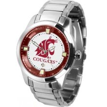 Suntime Washington State Cougars Titan Steel Watch