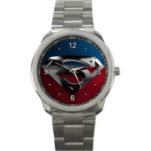 Superman Sport Metal Watch Mw130 - Metal - Gray - cartoon