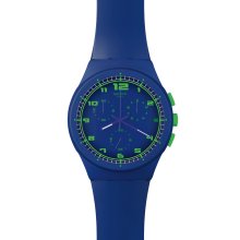 Swatch Chrono Plastic Blue C Watch - Jewelry