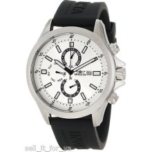 Swiss Made Watch Invicta Men's 1836 Specialty Silver Dial Black Watch