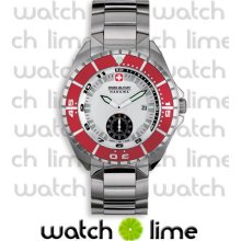 Swiss Military Hanowa Men's Red Sealander Stainless Dive Watch