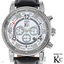 Techno Com Wa002111 Men's Quartz Watch W/ Crystals - Prod Id 560-38