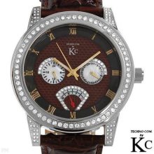 Techno Com Wa002895 Men's Quartz Watch W/ Diamonds - Prod Id 560.25