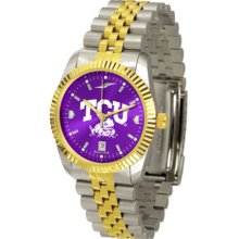 Texas Christian Horned Frogs Executive AnoChrome Men's Watch