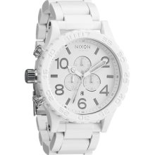 The 51-30 Chrono Watch for All - One Size - All White / Silver