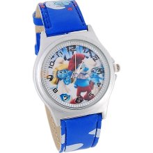 The Smurf Pattern Analog Cartoon Watch