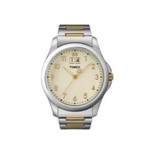 Timex Easy Reader Two Tone Men's Quartz Calendar Watch T2n250