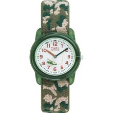 Timex Kids T781414e Camouflage Time Teacher Fabric Strap Watch