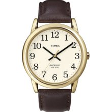 Timex t2n397 Easy Read Leather Strap Analog Unisex Watch