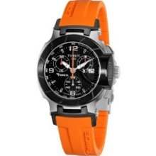 Tissot T-Race Chronograph Orange Ladies Watch T0482172705700