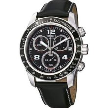 Tissot V8 Leather Chronograph Mens Watch T0394171605702