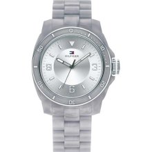 Tommy Hilfiger 1781199 Sport Grey Dial Grey Plastic Women's Watch