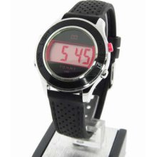 Tommy Hilfiger Stainless Steel Case Women's Digital Rubber Watch