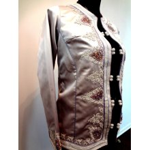 Unique Silk Satin Moroccan handmade Jacket