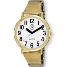 Unisex LV Watch Gold Tone With White Face