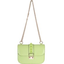 Valentino apple green leather shoulder bag