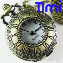 Vegan Rare Mini Antique Style Quartz Copper Pocket Watch New