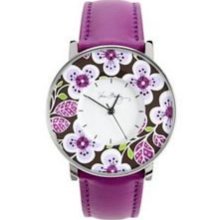 Vera Bradley Watch in Plum Petals, NWT, Wrist Watch,