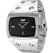 Vestal Destroyer Watch - Silver / Black / Brushed -