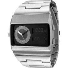 Vestal Metal Monte Carlo Watch - Silver / Silver / Black -