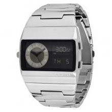 Vestal Metal Monte Carlo Mid Frequency Collection Watches Silver/Silver/Black One Size Fits All