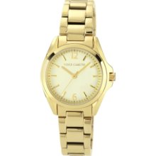 Vince Camuto Watch, Womens Gold-Tone Stainless Steel Bracelet 30mm Vc-