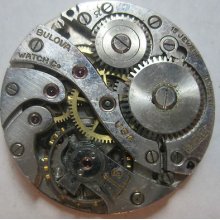 Vintage Bulova Watch Movement 15 Jewels Steampunk For Parts