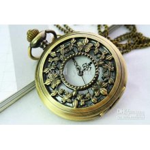 Vintage Fashion Quartz Pocket Watch Diameter 4.5cm